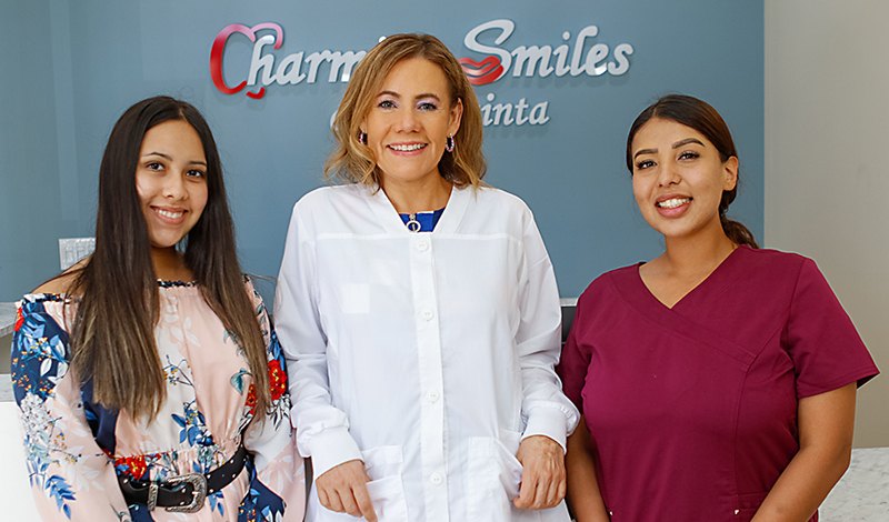 The friendly dental team at Charming Smiles of La Quinta